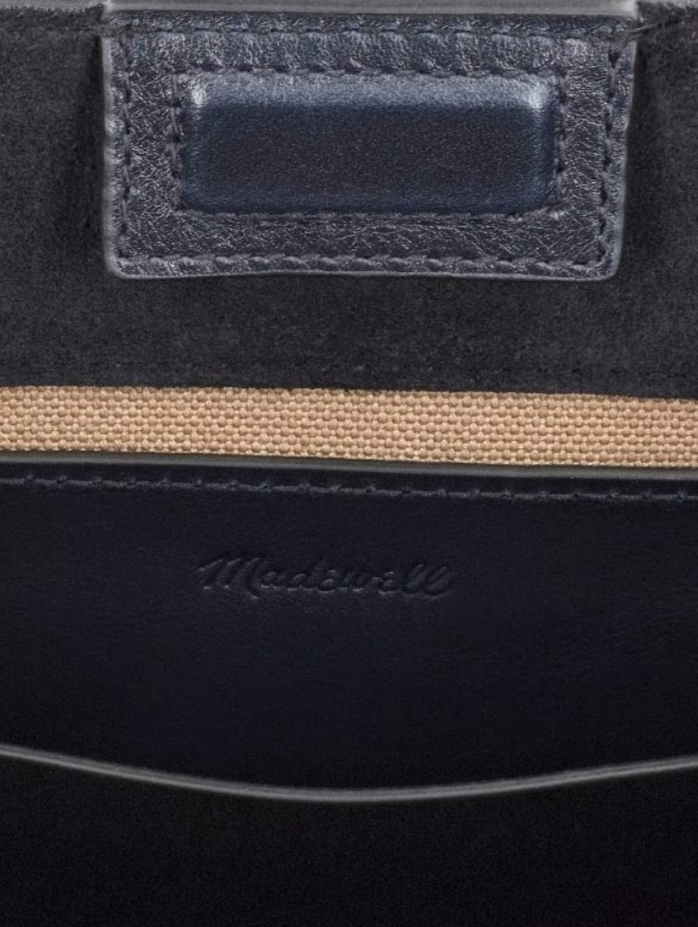 Madewell Suede Essentials Bucket Tote - Picture 3 of 6